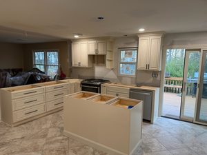 Kitchen Remodel in Bloomfield, NJ: New Cabinets and a Custom Island